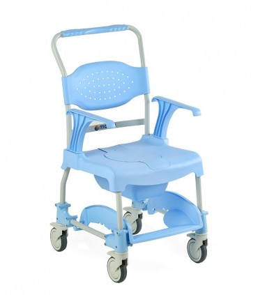 Silla wc con ruedas 150kg
