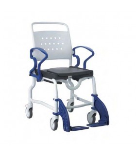 Silla de Ducha y WC Berlin Acolchada (130kg) | Ortopedia Lowcost