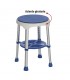 Taburete Ducha Giratorio con Repisa (120kg) | Ortopedia Lowcost