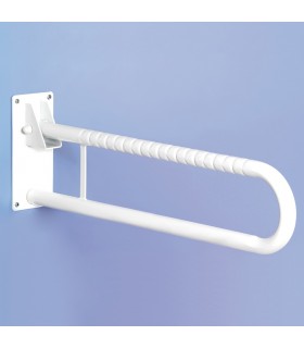 Barra Abatible WC Acero Pintado 73cm | Ortopedia Lowcost