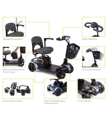 scooter para discapacitados con el 4 % IVA. Scooter nano