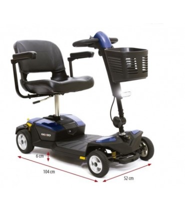 Scooter Eléctrico Desmontable GO-GO LX (Suspensión Total) | Ortopedia Lowcost