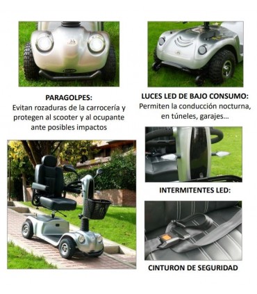 Scooter Eléctrico Libercar Grand Classe Todoterreno | Ortopedia Low Cost