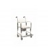 Silla de Ducha y WC de Aluminio con 4 Frenos | Ortopedia Lowcost