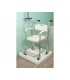 Silla de Ducha y WC de Aluminio con 4 Frenos | Ortopedia Lowcost