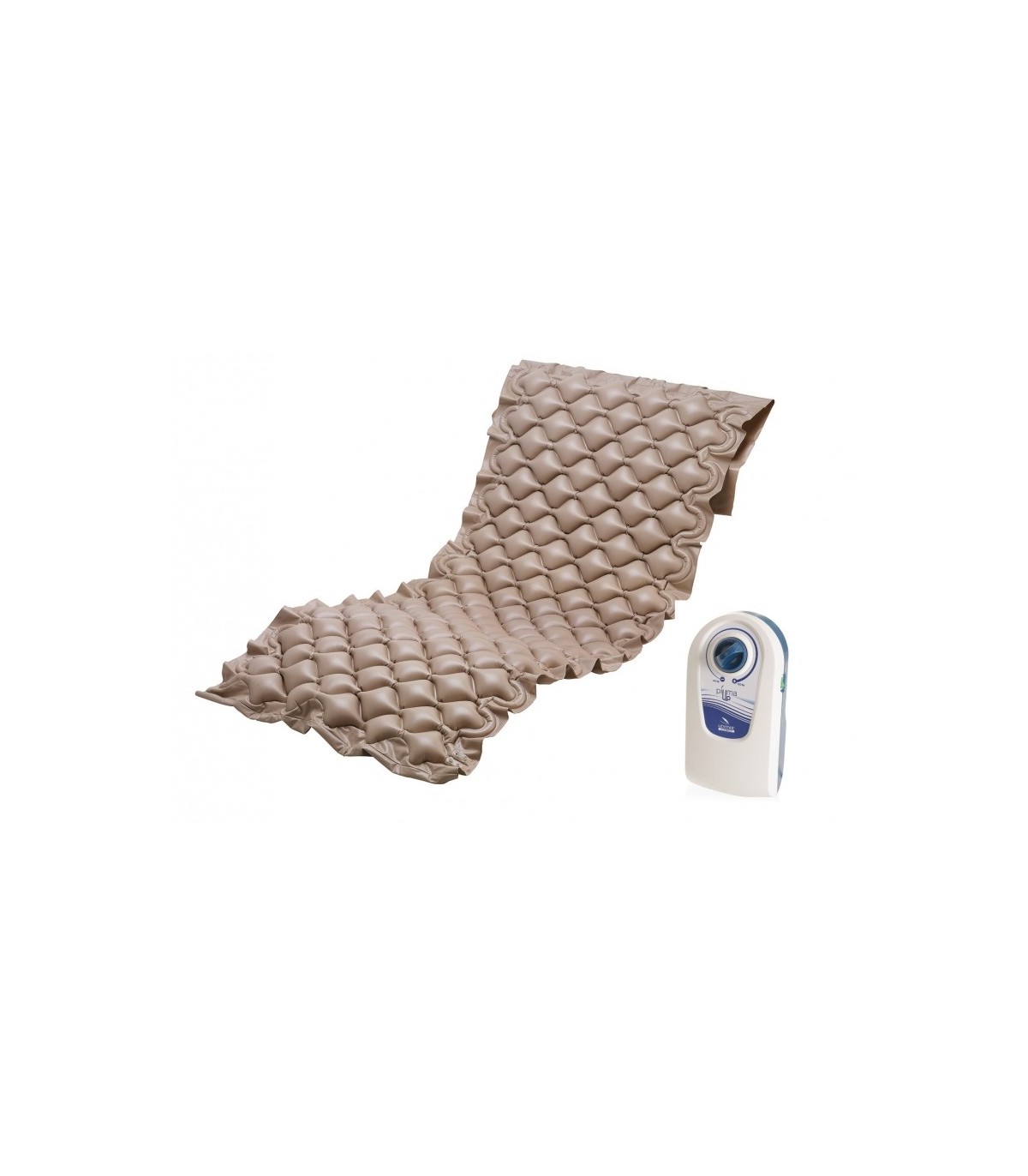 Colchón Antiescaras de Aire con Burbujas y Compresor Regulable (135 kg)
