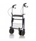 Andador de Acero DYONE RP690B | Asiento, Bandeja y Frenos