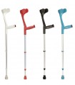 Muleta de Aluminio Regulable y Resistente (140 kg) - Varios Colores