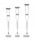 Muletas Axilares Regulables Aluminio (3 Tallas) | Ortopedia Lowcost