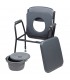 SILLA CON INODOR COLOR GRIS
