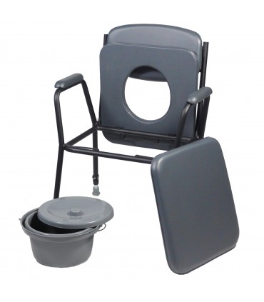 SILLA CON INODOR COLOR GRIS