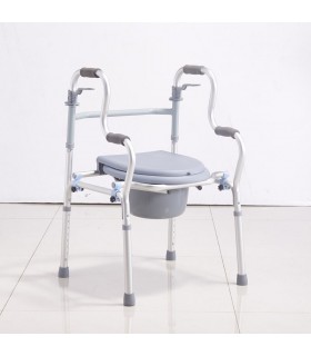 Andador Silla Inodoro 2 en 1 | Aluminio 3kg y Ancho 50cm