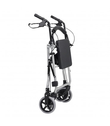 Andador Rollator AD151 | Aluminio 7,7kg, Asiento y Frenos