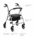 Andador Rollator AD151 | Aluminio 7,7kg, Asiento y Frenos