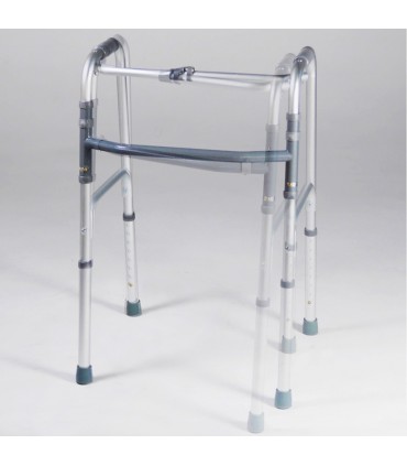 Andador Articulado y Fijo 2 en 1 | Aluminio 3kg y Ancho 52cm