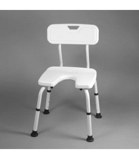 Silla Ducha Samba Asiento en U (Higiene Íntima) | Ortopedia Lowcost