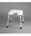 Taburete de Ducha Regulable Samba con Asiento en U para Higiene Íntima