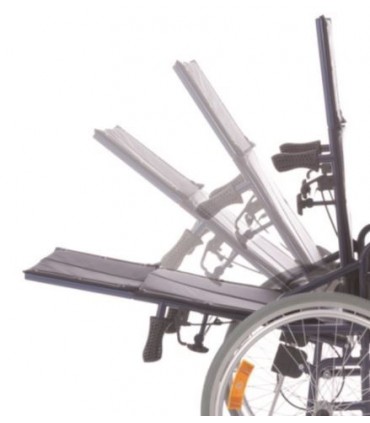 Silla de Ruedas de Acero Plegable CP805 | Ortopedia Lowcost