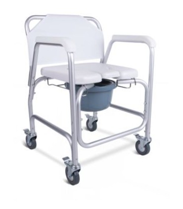 Silla de Ducha y WC Ultraligera 6,95kg Asiento U | Ortopedia Lowcost