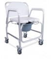Silla inodoro con ruedas y asiento herradura 8800-U