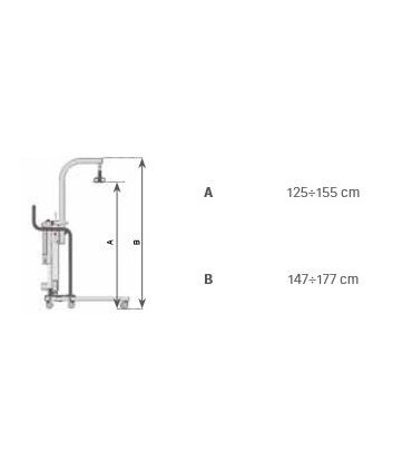 Brazo de elevación RI910 para Grua traslado Muevo Home