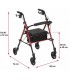 Andador Rollator Hi-Low AD152 | Asiento Regulable y Aluminio 7kg
