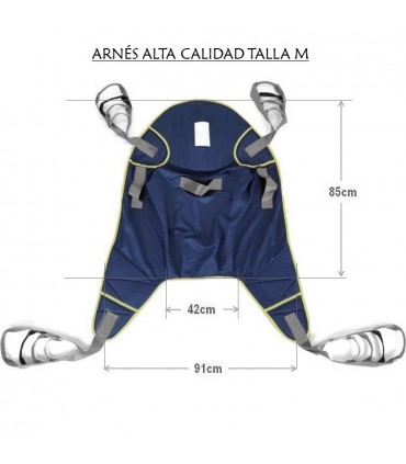 Arnés Grúa Acolchado Alta Calidad (4 Puntos) | Ortopedia Lowcost
