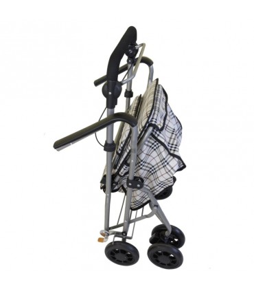 Andador Shopping 6 Ruedas | Frenos, Asiento y Cesta Frontal