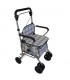 Andador Shopping 6 Ruedas | Frenos, Asiento y Cesta Frontal