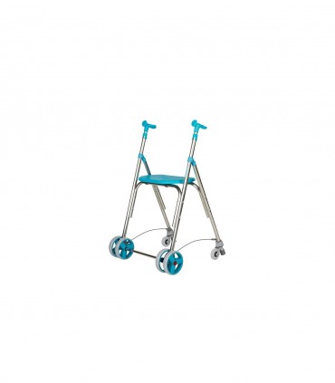 Andador Kamaleón 4R | Ultraligero 3,2kg, Freno Presión y Asiento