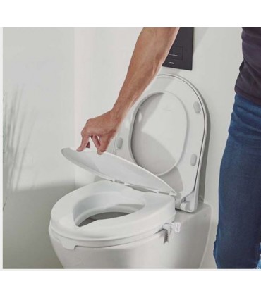 Elevador WC 10cm con Tapa (Estándar 115kg) | Ortopedia Lowcost