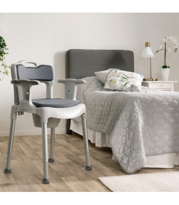 Silla Ducha y WC 3 en 1 Swift (130kg) | Ortopedia Lowcost
