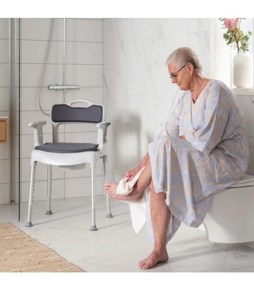 Silla Ducha y WC 3 en 1 Swift (130kg) | Ortopedia Lowcost