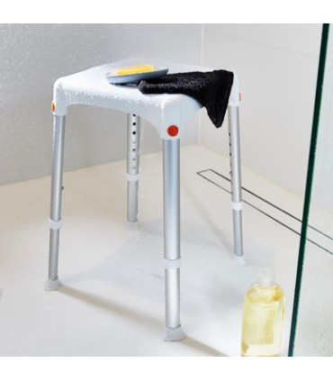 Taburete Ducha Portofino Redondo (150kg | 36cm) | Ortopedia Lowcost