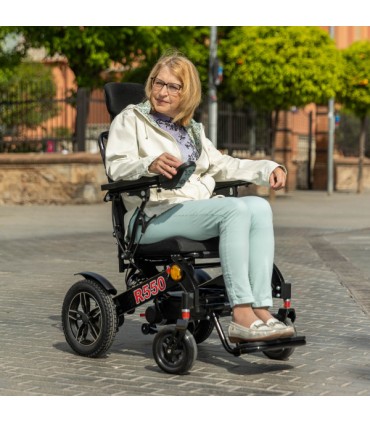 Silla Eléctrica Plegable R550 (Reclinable y Amortiguación) | Ortopedia Lowcost
