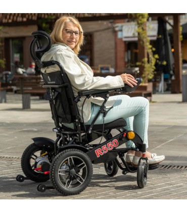 Silla Eléctrica Plegable R550 (Reclinable y Amortiguación) | Ortopedia Lowcost