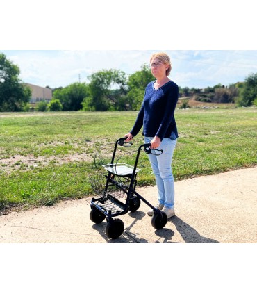 ndador Polivalente AD100 | Ruedas 200mm, Asiento y Frenos