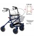ndador Polivalente AD100 | Ruedas 200mm, Asiento y Frenos