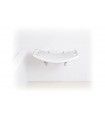 Asiento de Ducha de Pared Plegable en Acero y Polietileno