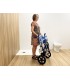 Silla de Ducha y WC Plegable OASIS con Ruedas Grandes | Ortopedia Lowcost