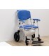 Silla de Ducha y WC Plegable OASIS con Ruedas Grandes | Ortopedia Lowcost