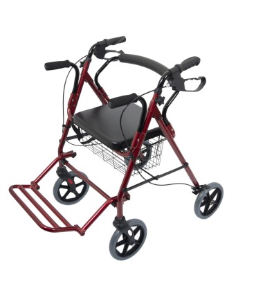 Andador y Carrito de Compra con Asiento | Diseño Seguro y Discreto