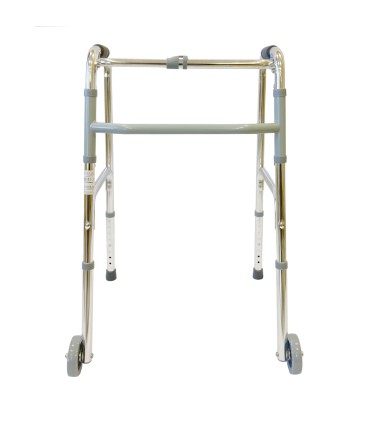 Andador de Aluminio 2 Ruedas | Ultraligero 2,6kg y Plegable