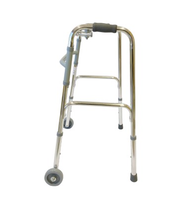 Andador de Aluminio 2 Ruedas | Ultraligero 2,6kg y Plegable