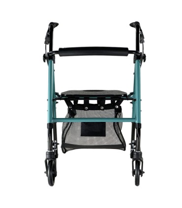 Andador ZEN Aluminio 6kg | Frenos Maneta y Asiento Regulable