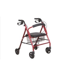 Andador Rollator con Bandeja y Asiento | Aluminio 7kg y Frenos