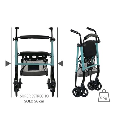 andador ancho total 56cm