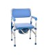 Silla con WC 3 en 1 – Inodoro Portátil, Elevador de WC y Silla de Ducha