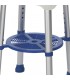 Taburete Ducha Giratorio con Repisa (120kg) | Ortopedia Lowcost