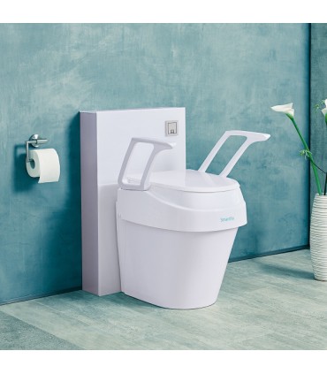 Elevador WC Regulable con Brazos Abatibles (160kg) | Ortopedia Lowcost